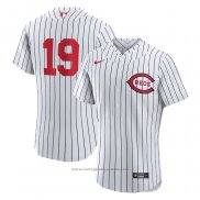 Maglia Baseball Uomo Cincinnati Reds Joey Votto 2022 Mlb At Field of Dreams Game Autentico Bianco