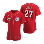 Maglia Baseball Uomo Cincinnati Reds Trevor Bauer Autentico 2020 Alternato Rosso