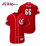 Maglia Baseball Uomo Cincinnati Reds Yasiel Puig Flex Base Allenamento Primaverile 2019 Rosso