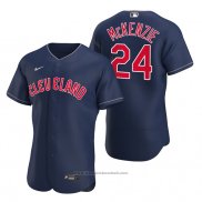 Maglia Baseball Uomo Cleveland Guardians Triston Mckenzie Autentico Alternato Blu