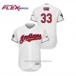 Maglia Baseball Uomo Cleveland Indians Brad Hand 2019 All Star Flex Base Bianco