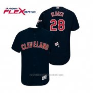 Maglia Baseball Uomo Cleveland Indians Corey Kluber 2019 All Star Patch Flex Base Blu