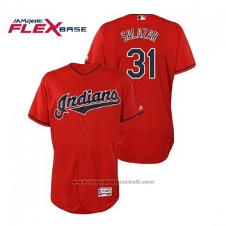 Maglia Baseball Uomo Cleveland Indians Danny Salazar Flex Base Autentico Collection Alternato 2019 Rosso