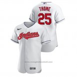 Maglia Baseball Uomo Cleveland Indians Jim Thome Autentico Bianco