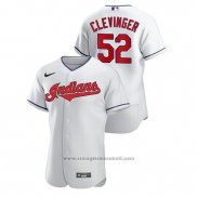 Maglia Baseball Uomo Cleveland Indians Mike Clevinger Autentico Bianco