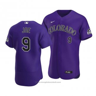 Maglia Baseball Uomo Colorado Rockies Connor Joe Autentico Alternato Viola