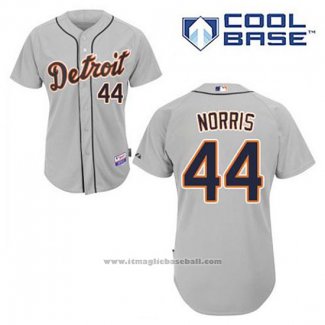 Maglia Baseball Uomo Detroit Tigers Daniel Norris 44 Grigio Cool Base