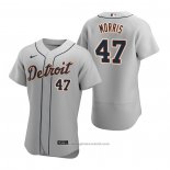 Maglia Baseball Uomo Detroit Tigers Jack Morris Autentico 2020 Road Grigio