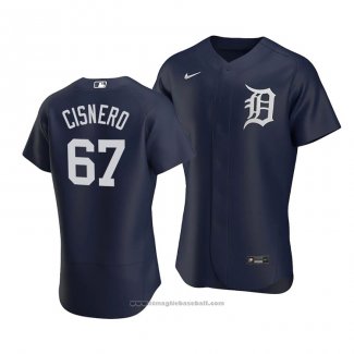 Maglia Baseball Uomo Detroit Tigers Jose Cisnero Alternato Autentico Blu