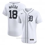 Maglia Baseball Uomo Detroit Tigers Kenta Maeda Home Elite Bianco