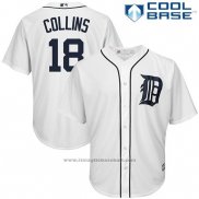 Maglia Baseball Uomo Detroit Tigers Tyler Collins Bianco Cool Base