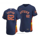 Maglia Baseball Uomo Houston Astros Blake Taylor Autentico Alternato Blu