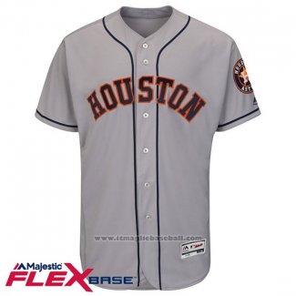 Maglia Baseball Uomo Houston Astros Blank Grigio Flex Base Autentico Collection