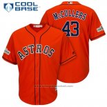 Maglia Baseball Uomo Houston Astros Lance Mccullers Arancione Cool Base