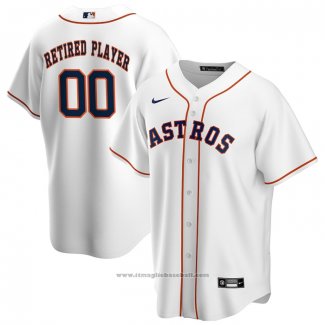 Maglia Baseball Uomo Houston Astros Primera Pick-A-player Retired Roster Replica Bianco