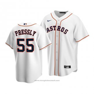 Maglia Baseball Uomo Houston Astros Ryan Pressly Replica Home Bianco