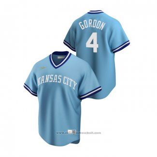 Maglia Baseball Uomo Kansas City Royals Alex Gordon Cooperstown Collection Road Blu