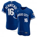 Maglia Baseball Uomo Kansas City Royals Andrew Benintendi 2022 Autentico Alternato Blu