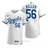 Maglia Baseball Uomo Kansas City Royals Brad Keller 2022 Autentico Bianco