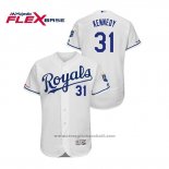 Maglia Baseball Uomo Kansas City Royals Ian Kennedy Flex Base Bianco