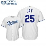 Maglia Baseball Uomo Kansas City Royals Jon Jay Cool Base Home Bianco