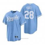 Maglia Baseball Uomo Kansas City Royals Kyle Isbel Replica Alternato Blu