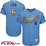 Maglia Baseball Uomo Kansas City Royals Lorenzo Cain Campeones Flex Base