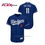 Maglia Baseball Uomo Los Angeles Dodgers A.j. Pollock Flex Base Blu
