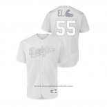 Maglia Baseball Uomo Los Angeles Dodgers Russell Martin 2019 Players Weekend Autentico Bianco