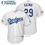 Maglia Baseball Uomo Los Angeles Dodgers Scott Kazmir Bianco Cool Base