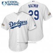 Maglia Baseball Uomo Los Angeles Dodgers Scott Kazmir Bianco Cool Base