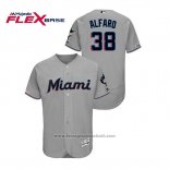 Maglia Baseball Uomo Miami Marlins Jorge Alfaro 150 Anniversario 2019 Flex Base Grigio