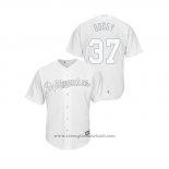 Maglia Baseball Uomo Milwaukee Brewers Adrian Houser 2019 Players Weekend Replica Bianco