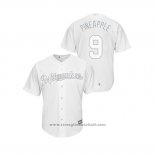 Maglia Baseball Uomo Milwaukee Brewers Manny Pina 2019 Players Weekend Replica Bianco