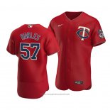 Maglia Baseball Uomo Minnesota Twins Hansel Robles Autentico Alternato Rosso