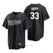 Maglia Baseball Uomo Minnesota Twins J.a. Happ Replica 2021 Nero