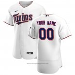 Maglia Baseball Uomo Minnesota Twins Personalizzate Autentico Home Bianco