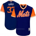 Maglia Baseball Uomo New York Mets 2017 Little League World Series Matt Harvey Blu