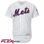 Maglia Baseball Uomo New York Mets Blank Bianco Flex Base Autentico Collection