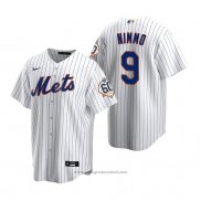 Maglia Baseball Uomo New York Mets Brandon Nimmo Replica Bianco