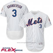 Maglia Baseball Uomo New York Mets Curtis Granderson Bianco Flex Base Autentico Collection