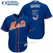 Maglia Baseball Uomo New York Mets David Wright Cool Base