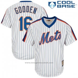 Maglia Baseball Uomo New York Mets Dwight Gooden Bianco Cool Base