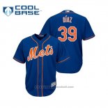 Maglia Baseball Uomo New York Mets Edwin Diaz Cool Base Alternato Blu