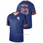 Maglia Baseball Uomo New York Mets Keon Broxton Cooperstown Collection Legend Blu