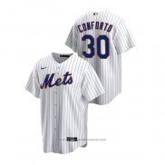 Maglia Baseball Uomo New York Mets Michael Conforto Replica Home Bianco