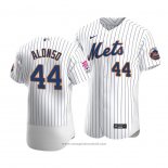 Maglia Baseball Uomo New York Mets Pete Alonso Home Run Derby 2021 All Star Bianco