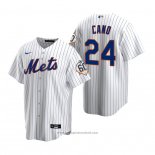 Maglia Baseball Uomo New York Mets Robinson Cano Replica Bianco