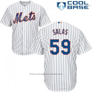 Maglia Baseball Uomo New York Mets York Fernando Salas Cool Base