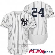 Maglia Baseball Uomo New York Yankees 2017 Postseason Gary Sanchez Bianco Flex Base